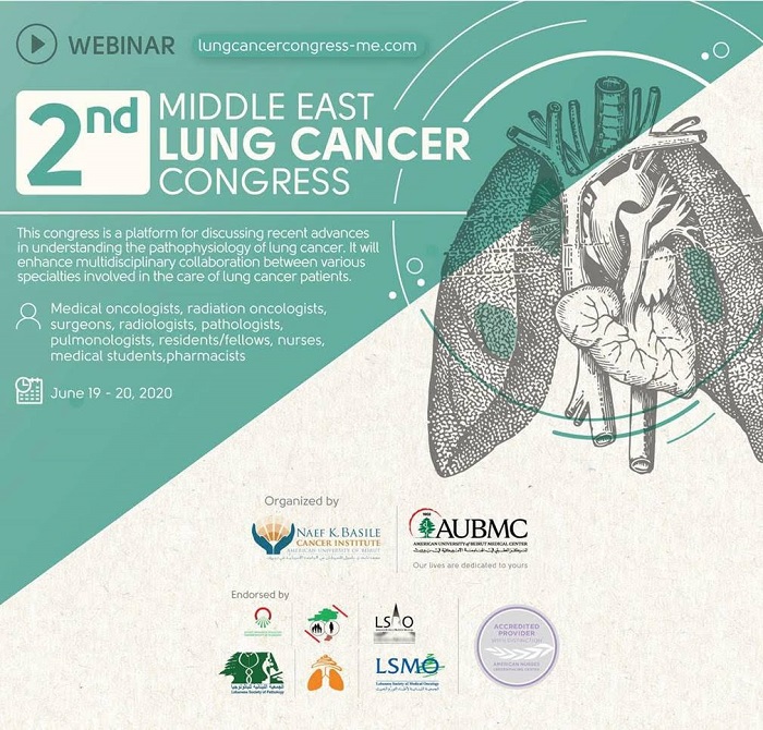 2nd Middle East Lung Cancer Congress Webminar June1920, 2020 http